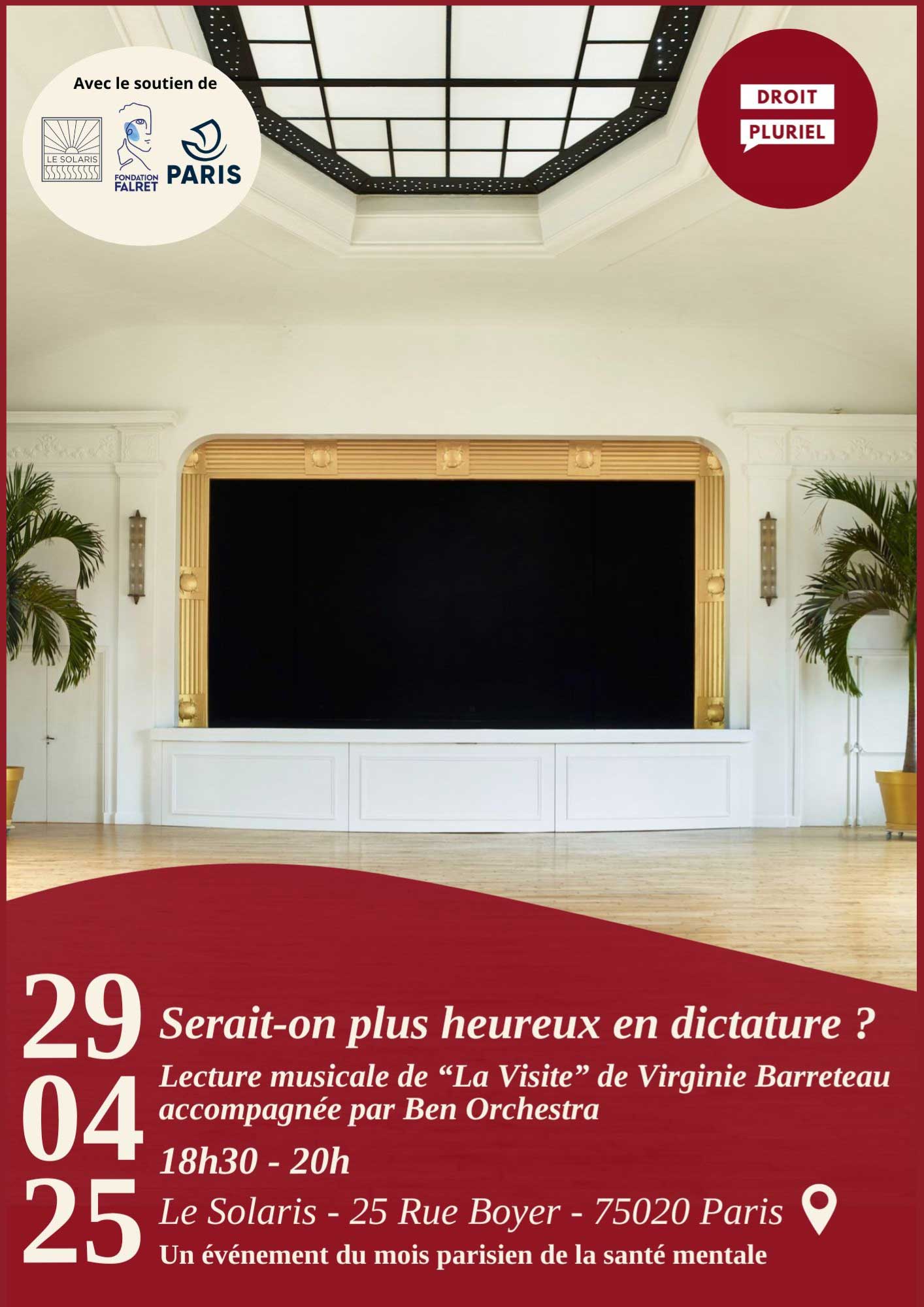 Lecture musicale Droit Pluriel